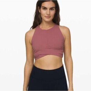 Lululemon Athletica Always Aligned Sports Bra Cropped Top Workout Bra